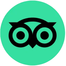 Tripadvisor logo, med link til Restaurant Vadskjæret på Tripadvisor.