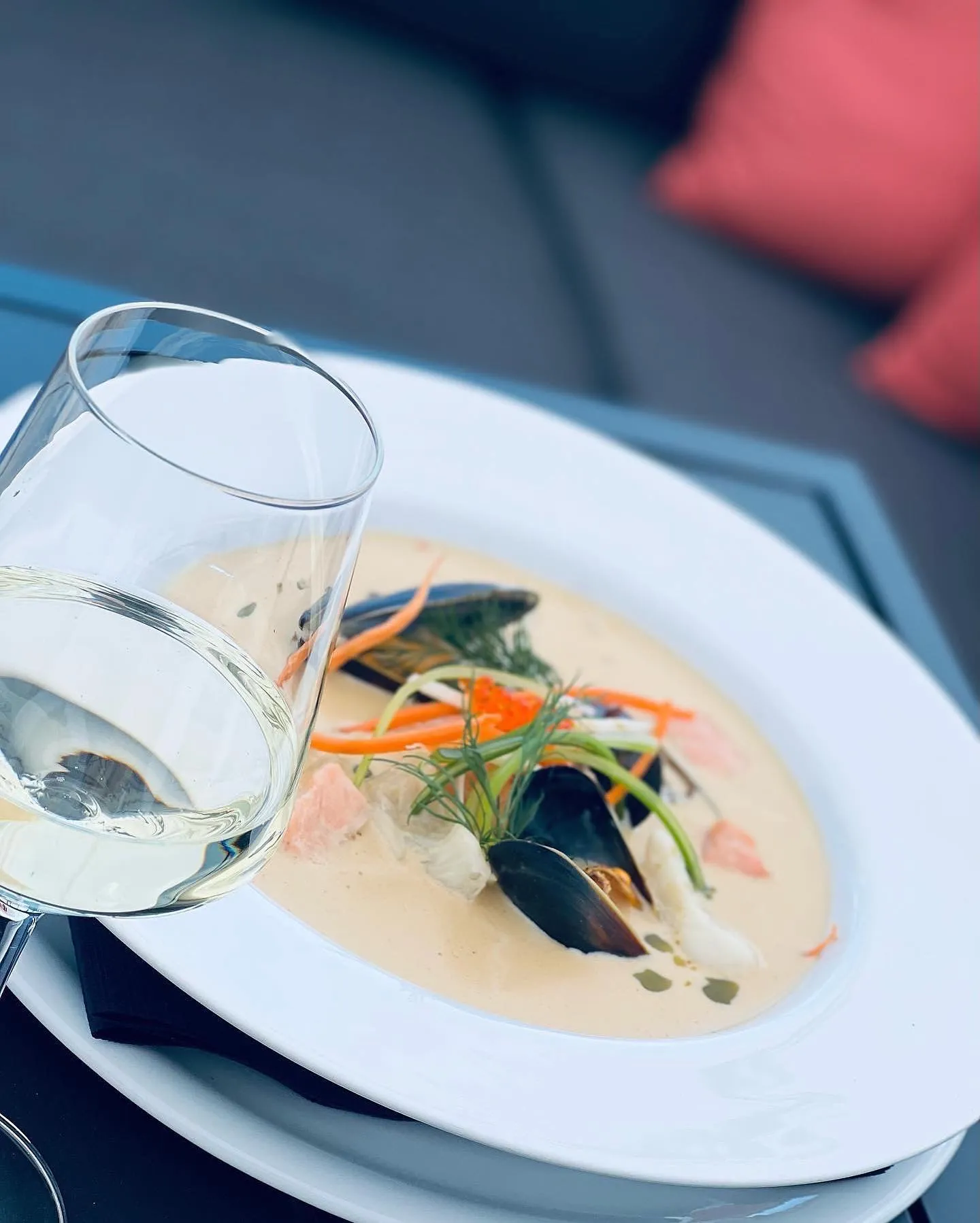 Flott mat fra restauranten.